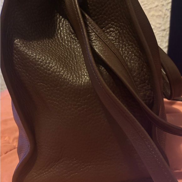 TELFAR -WILSONS LEATHER MEDIUM CARRY BAG/CHOCOLATE - Picture 6 of 16